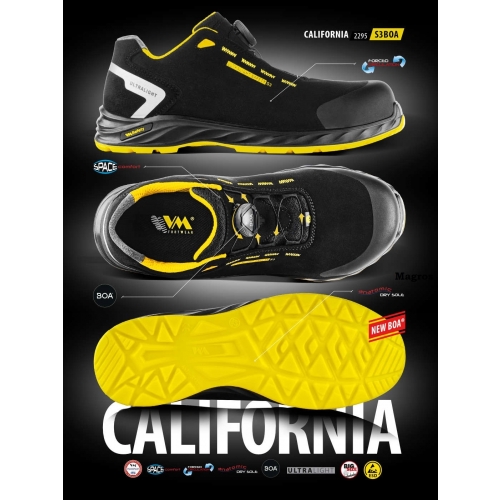 Buty Robocze Komfortowe VM California S3 BOA MICHELIN