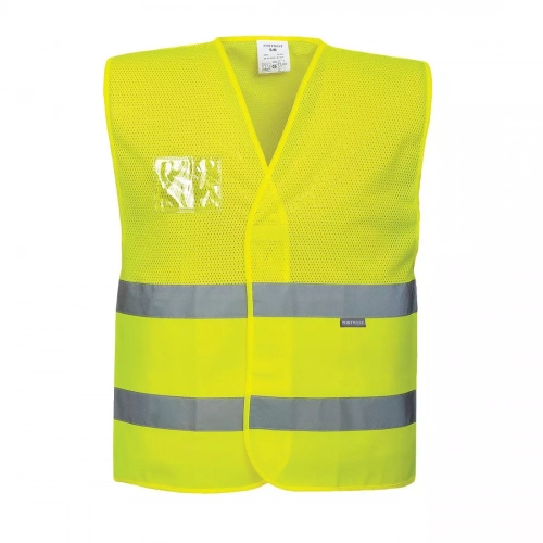 Portwest C494 KAMIZELKA SIATKOWA OSTRZEGAWCZA ZÓŁTA S/M-4XL/5XL